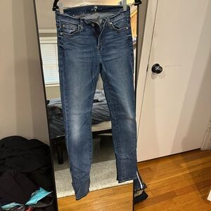 Women's Skinny Blue Jeans